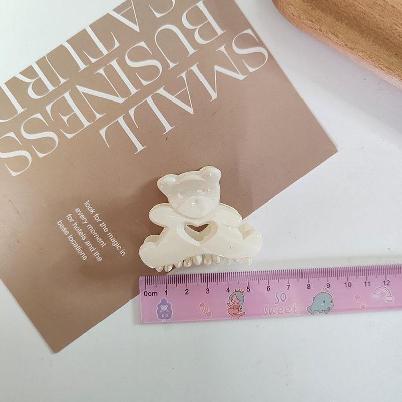 Cute Kawai Bear Hair Claw Clips for Women Girls Kids Children Hairpin Headband for No Hurt To Hair Accessories Headwear Ornament
