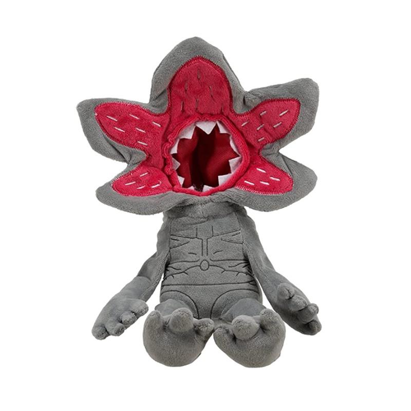 Stranger Things Plush Dolls Soft And Huggable Man-eating Flower Cannibal And Humanoid Eleven серый