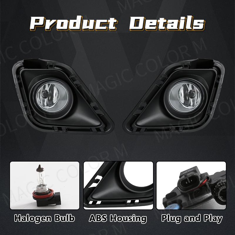 Led Fog Lamp For Toyota Ractis 2010 2011 2012 2013 2014 Auto Bumper Front Light Head Lamp Replacement Cover Car Accessories 12V