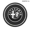 Car Stickers For Alfa Romeo 1/2Pcs Car Non-slip Water Cup Pad Diamond Rhinestone Bling Decoration For Alfa Romeo Giulia Stelvio