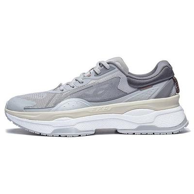 Li Ning Sports Lifestyle Serie Beyond 7 Stoßdämpfung Rutschfest Abriebfest Atmungsaktiv Low-Top Freizeitschuhe Herren Freizeitschuhe Grau AGLT091-1