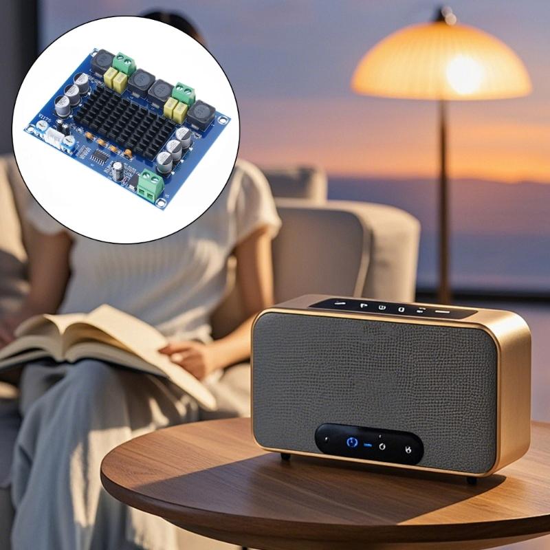 120Wx2 Output Digital Audios Amplifier Module Class D Technology Subwoofer Audios Board for Clear Audios Low Distortions
