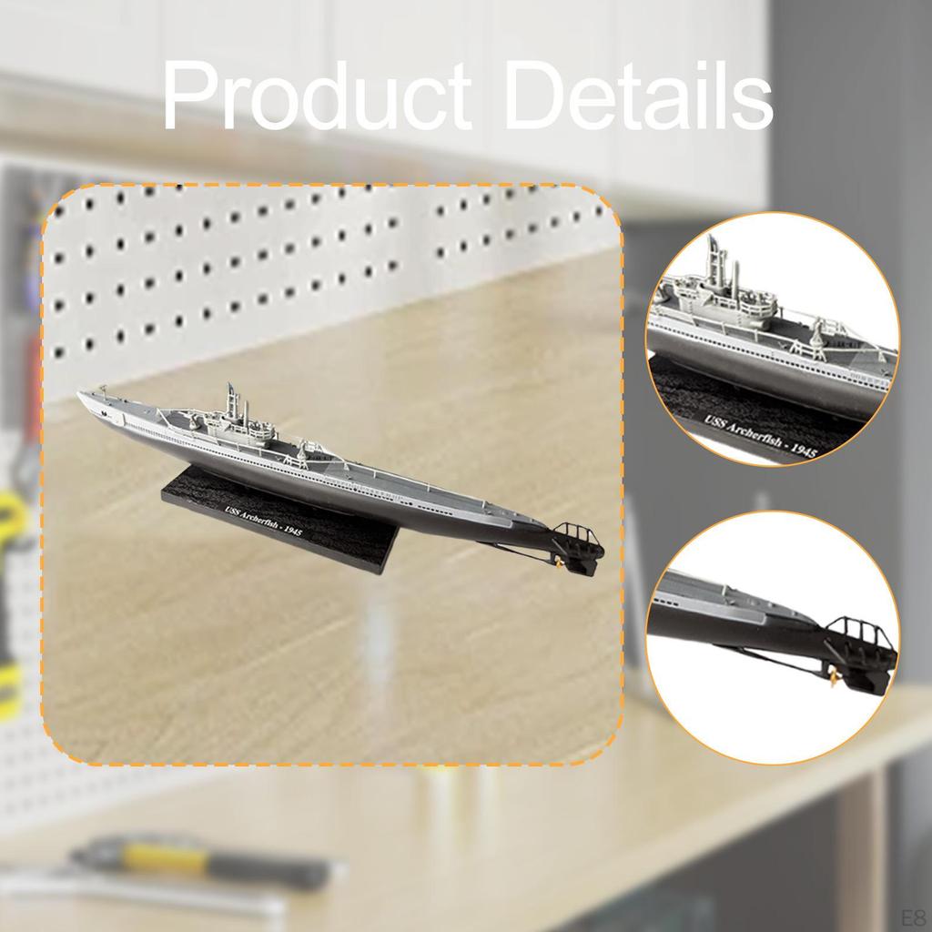 Model in 1:350 Scale with Presentation Stand, Desk Decoration, Simulation Ship for Office, TV