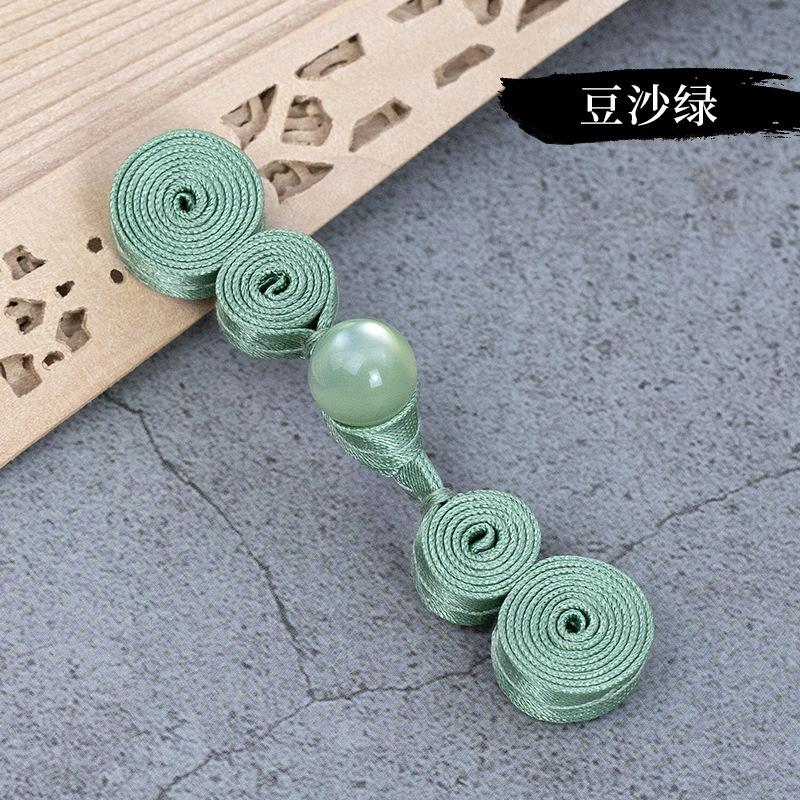 5 Pair Cheongsam Buttons Jade Beads Gourd Disc Buttons Handwoven Cloth Buttons Tang Clothing Decorative Accessories
