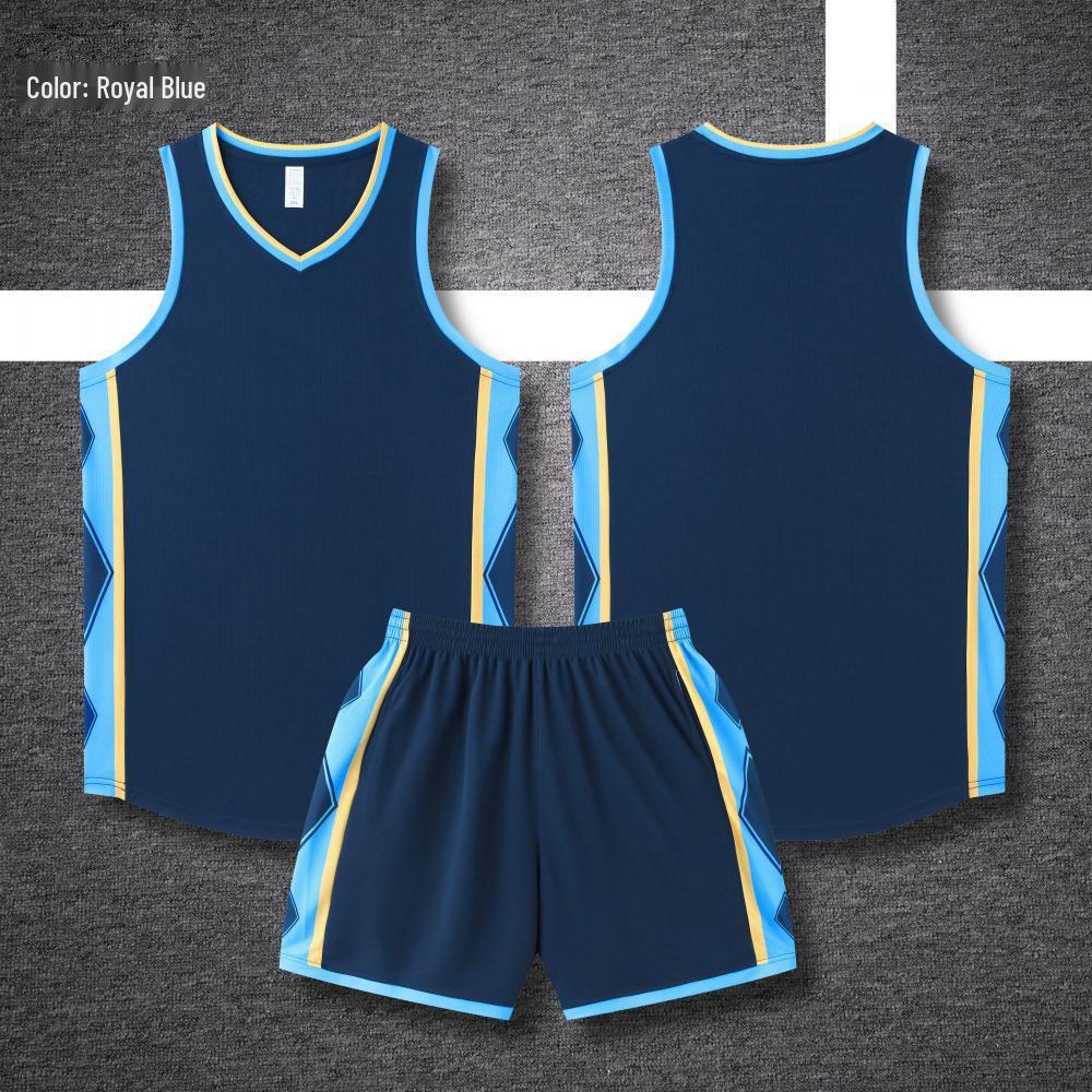 Men s Summer Basketball Team Uniform Set - Quick-Dry Breathable Jersey with Custom Name & Number Printing XL