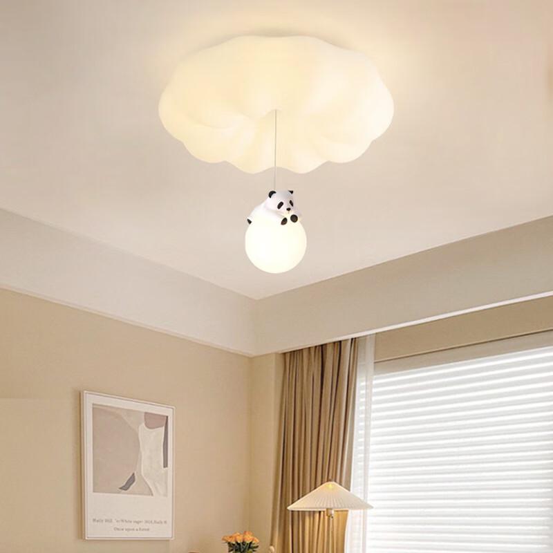 UOSU Panda & Pumpkin LED Ceiling Lamp for Kids