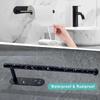 Self Adhesive Toilet Paper Holder No Punching Bathroom Kitchen Paper Roll Towel Organizer Waterproof Wall Mount Easy Install