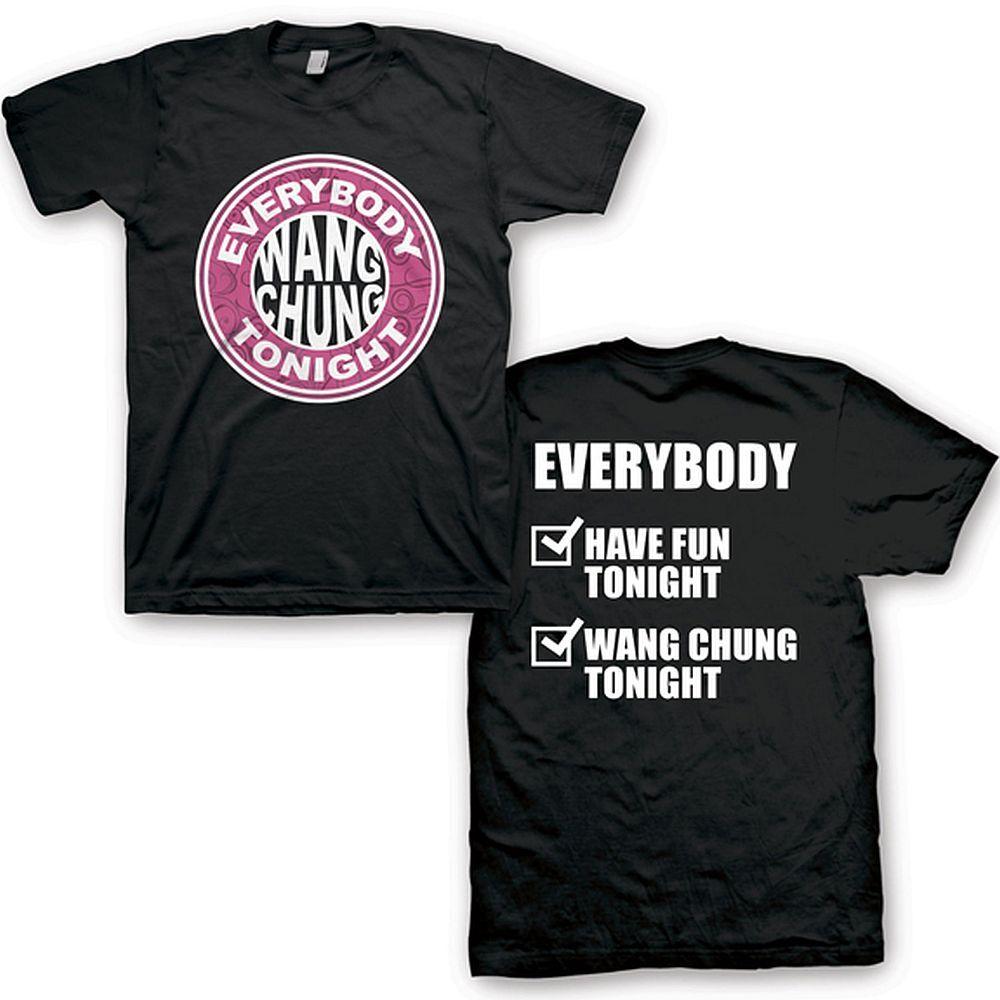 Wang Chung Circles And Checks Double Sided T-Shirt XXL