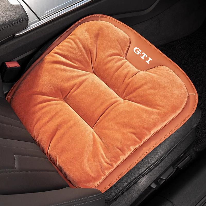 2026 Hot For Volkswagen VW Car Seat Cushion Flannel Soft Pad Interior Accessories For VW GTI Polo Golf Passat Tiguan Arteon Toua
