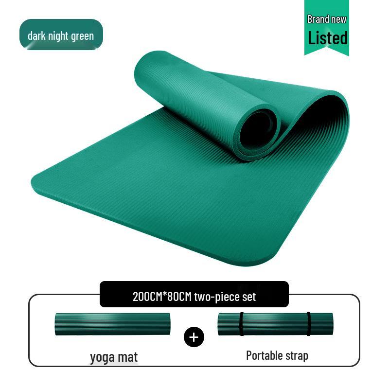 Men's Non-slip Beginner Yoga Mat - Thick, Wide, Long for Home Fitness