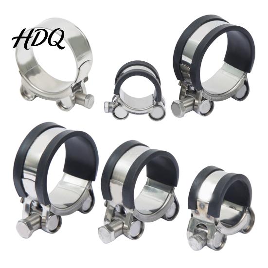 Garden Hose Clip Stainless Steel Clamp Adjustable Heavy Duty Clip Leakproof Clamp Metal for Automotive