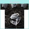 Retro Vintage Thai Silver Spider Ring For Women Adjustable Punk Style Fashionable Accessory