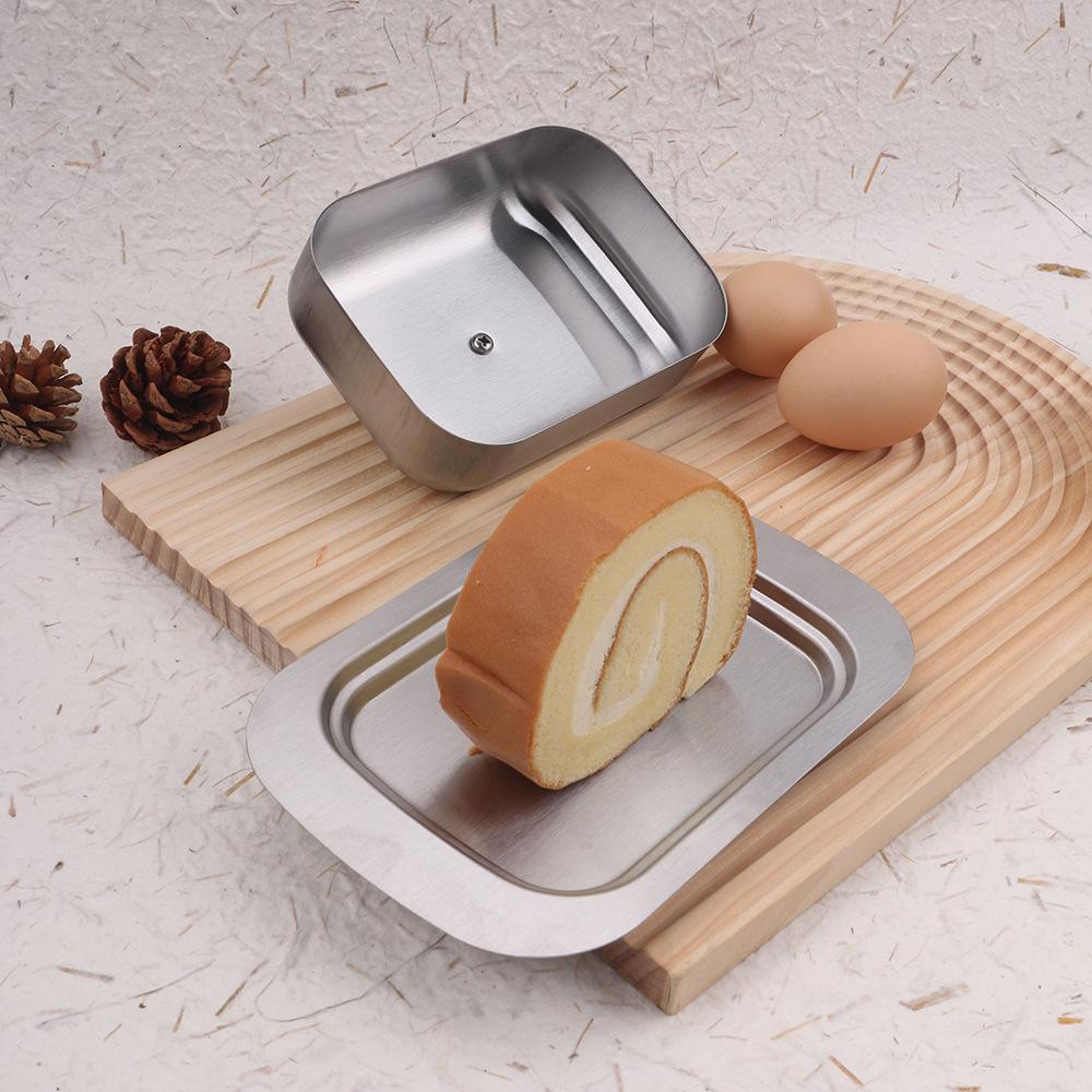 Stainless Steel Butter Dish with Lid