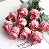 Fire Roasted Burnt Edge Rose Romantic Floral Decoration New Photography Props