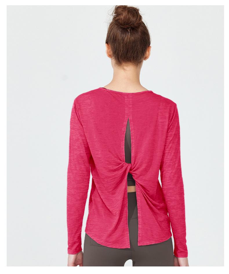 Autumn/Winter Yoga Wear: Quick-Dry Long Sleeve T-shirt Fitness Base Layer