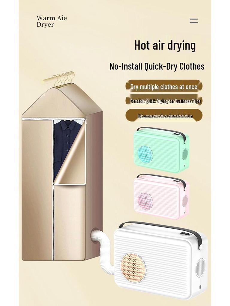 Portable Multi-functional Quick-Dry Clothes & Pet Dryer for Dorms