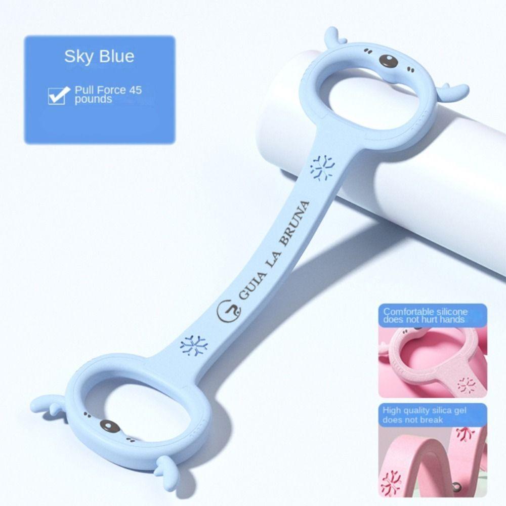 

Портативный фитнес-пояс Puller 8-символьный, эспандеры, вспомогательное оборудование для йоги, фигура 8 Puller blue-style 1