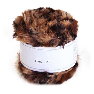 50g/Roll Hand Knitting Wool Yarn Faux Fur Mink Yarn Crochet Weaved Thread Fluffy Colorful