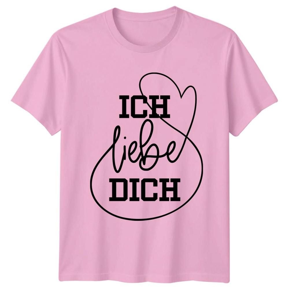 Ich Liebe Dich TShirt Valentine GerUnisex Love Valentines Day Gift For Him And Her