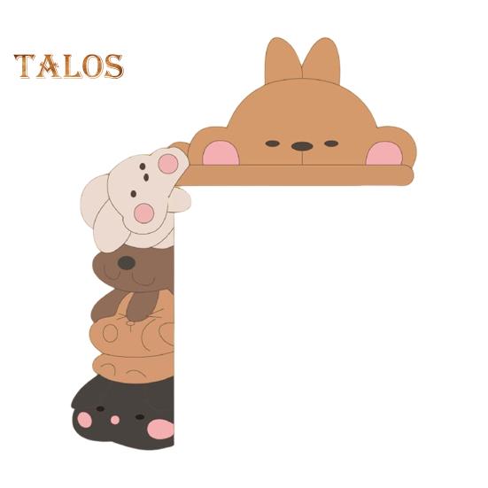 

1/2 шт. пасхальный кролик дверной уголок украшение фермерский деревенский мультяшный кролик дверная рама знак передняя дверь край верхний орнамент