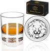 Bar Party Wine Glasses Cup KTV Eagle Pattern Transparent Soju Glass Cups Vodka Whiskey Liquor Glass Bar Supplies