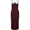 Womens/Ladies Chain Detail Satin Slip Dress