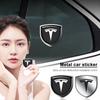 3D Metall Auto Karosserie Kotflügel Emblem Schild Aufkleber Dekor Auto Für Model 3 2021 Model S X Y Stil Roadster Invader Zubehör