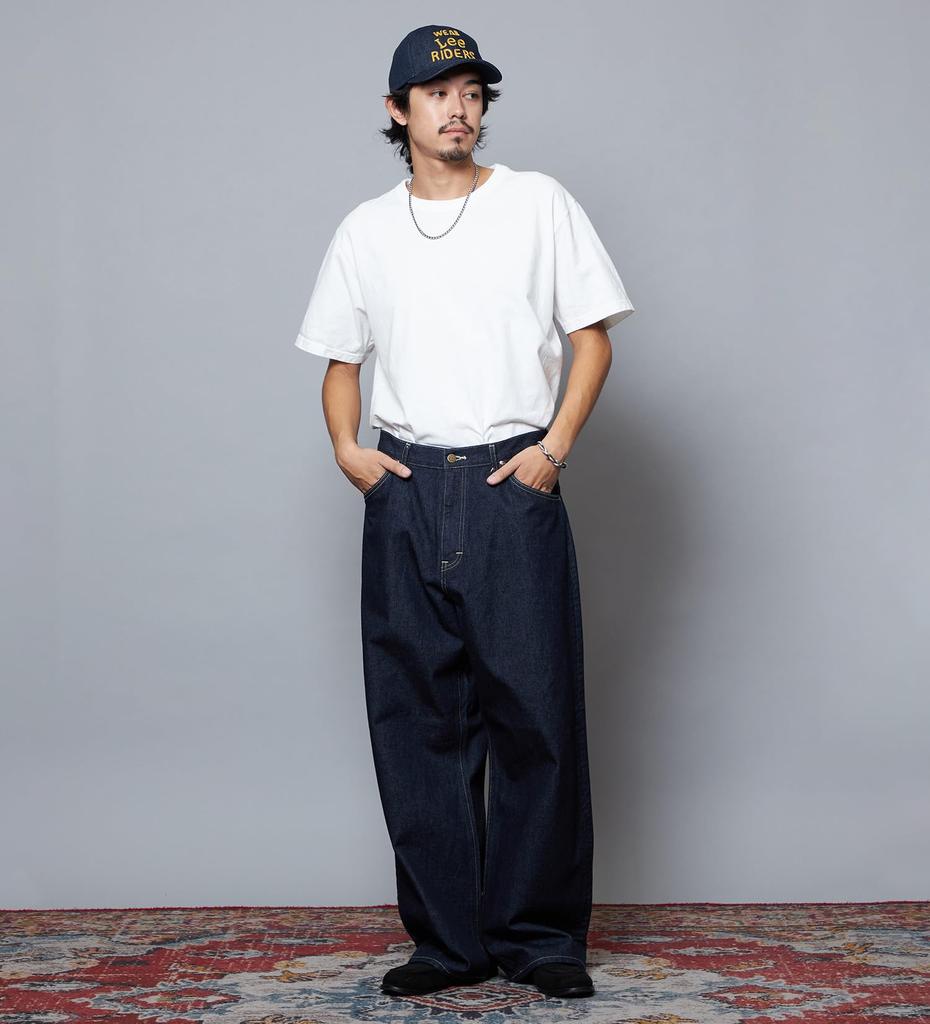 Lee 101 101st Anniversary 101-Z Wide Denim Pants Indigo L PlusLong