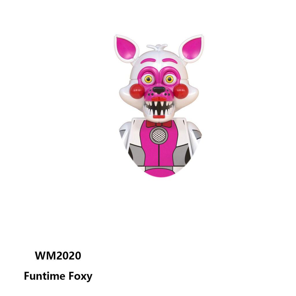 WM6074 WM6097 Anime Mini Bausteine Figur Foxy Bär Junge Baby Actionfiguren Montage Spielzeug Weihnachtsgeschenk WM831 WM2017