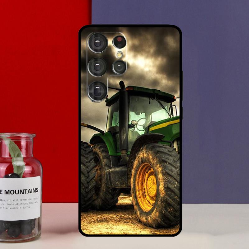 Farm Vehicle Tractor Funda Case For Samsung Galaxy S25 Ultra S9 S10 S20 FE S21 S22 S23 Plus S24 Ultra Phone Cover