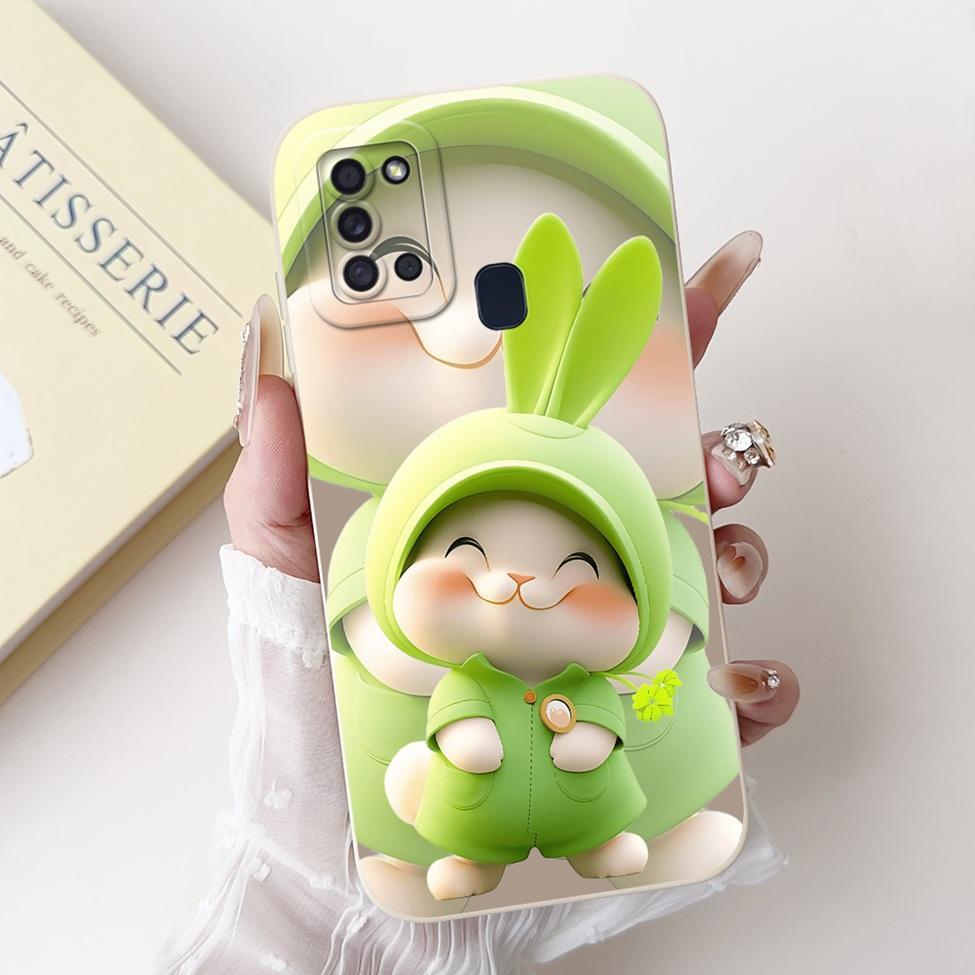 For Samsung A21s Case A217F Silicone Cute Fashion Butterfly Love Painted Cover For Samsung A21s Galaxy A21s Phone Case SM-A217M