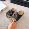 Korean-style children's shoes for girls, new summer vintage Roman princess slide sandals, children's sandals for outdoor wear
