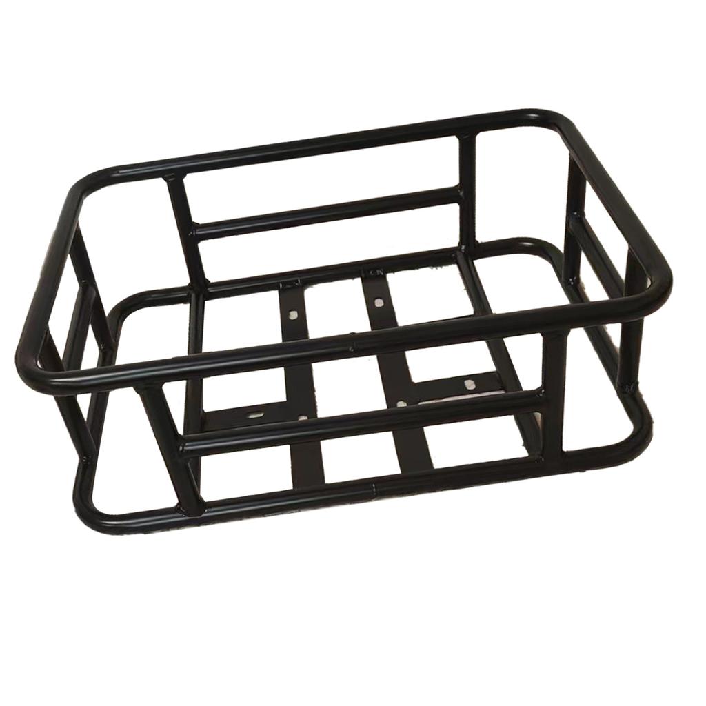 Sykkelkurv bak, strykejern med stor kapasitet, rustsikker, solid sykkelkorg for elsykkel.
