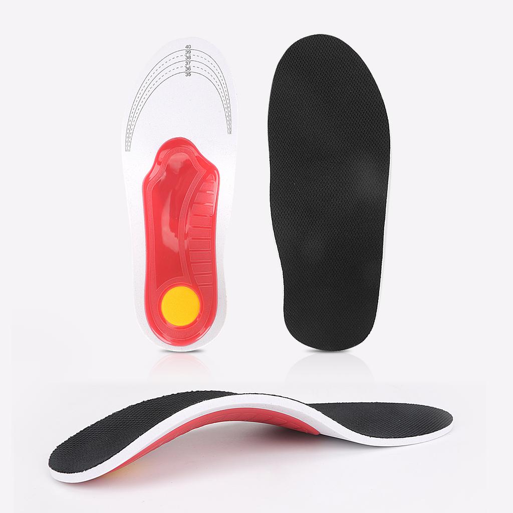 EVA Orthotic Insoles Arch Support Flat Foot Corrective Shoe Inserts Cushion Pads Shock Absorption Athletic Insoles for Men Women