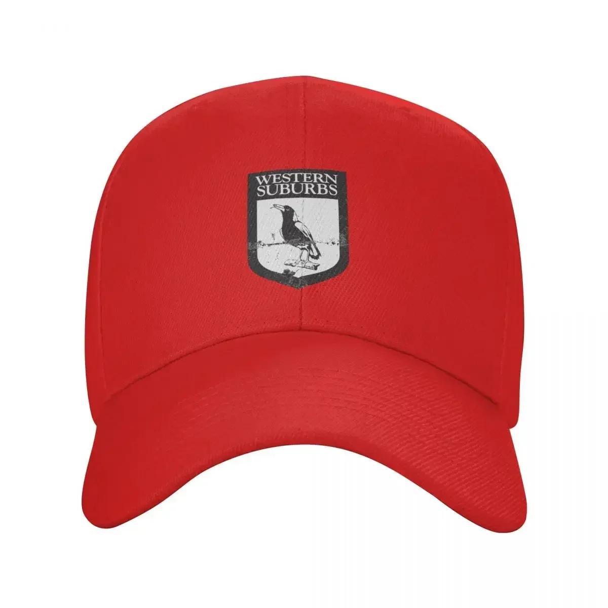 

Western Suburbs Magpies Retro Baseball Cap designer cap Golf Cap Sun Hat For Children Unisex Womens