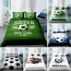 Soccer Football And Old Plaster Wall Damage Comfortable Duvet Quilt Cover Pillowcase Bedding Set Bedroom Decoration Home Textile