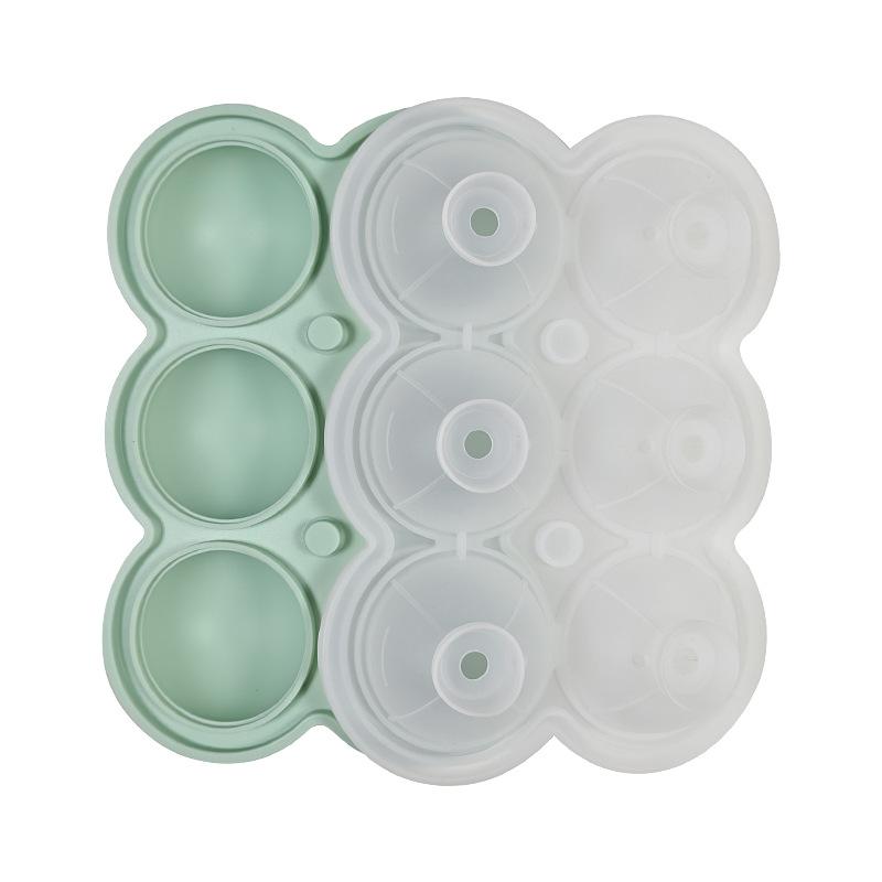 Large Silicone Ice Cube Trays - Easy-Release No Leakage Perfect For Whiskey Cocktails Juice And Parties