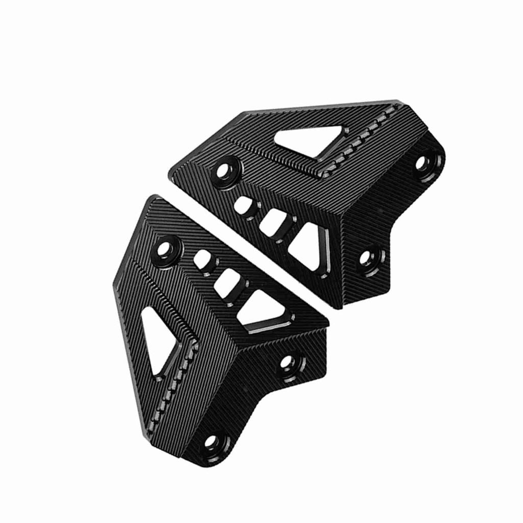 Motorcycle Footrest Foot Peg Protector Heel Protective Cover Guard for  900 2017 Black