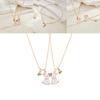 Adorable Bunny Friendship Necklace Set For Kids Crafted From Alloy Perfect For Easter Gifts