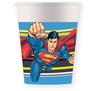 Superman Krypton Paper Cups 200 Ml 8 Pcs.