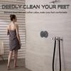 Shower Foot Scrubber, Wall Mounted Bath Massage Pad, Back Scrubber Back with Non Slip Suction Cups To Improve Circulation