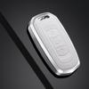 Genuine Leather Metal Key Case for Geely Emgrand S, Binrui, Borui, Vision X6, Boyue, and Haoyue Models