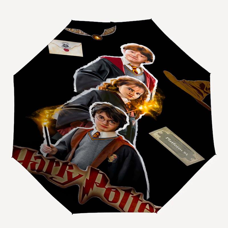 1pc Harry Potter Platform Ticket Umbrella with Plastic Handle,Suitable for All Seasons Travel Outdoor Multi-functional UmbrellaDCS004