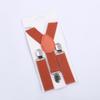 Adjustable Solid Color Children's Y-Back Suspenders with 3 Clips - Fun Candy Colors