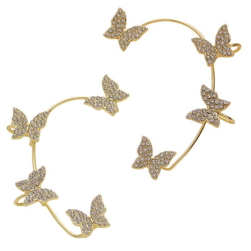 Elegant Fairy Butterfly Ear Cuff: No-Piercing, High-End Fashion Jewelry for Women