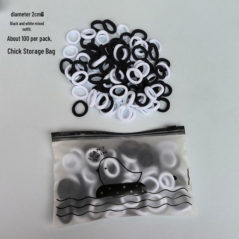 2cm Hochelastische Haargummis für Kinder - Sanfte, kleine Handtuchringe für Mädchen und Babys, Haarschonende Gummibänder