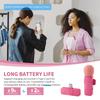 BOYA Wireless Lavalier Microphone, Omnidirectional, External Mini Lapel Microphone for iPhone, iPad, and Android Phones, Lightning USB-C (Pink, USB-C