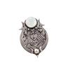 Natural Milky Opal Gemstone 925 Stamped Silver Handmade Chain Pendant For Sister CP-22-18