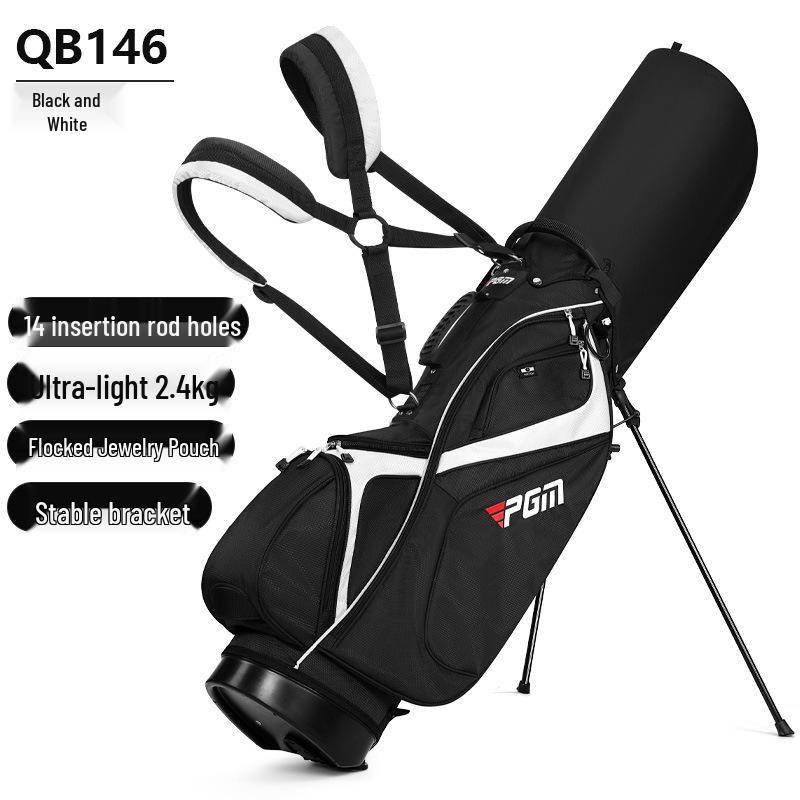 PGM Unisex Lightweight Golf Stand Bag with 14 Club Slots and Dual Shoulder Straps