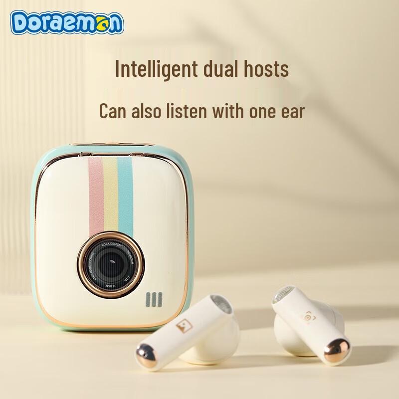 

ROCK Retro Camera Half-In-Ear Wireless Earbuds